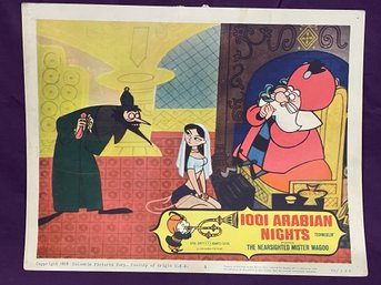 '1001 ARABIAN NIGHTS' 1959 Vintage Movie Lobby Card