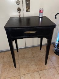 Antique Sewing Machine Table Painted Black