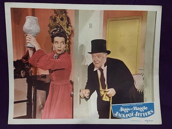 'Jiggs And Maggie In JACKPOT JITTERS' 1949 Movie Lobby Card