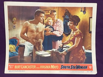 'SOUTH SEA WOMAN' 1953 Movie Lobby Card