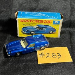 1969 Matchbox 'Lotus Europa' No. 5 Diecast Car WITH BOX Lesney - England