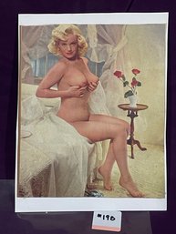1950s Vintage Pin-Up 'The Charmer' Nude Lady