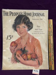 1921 'The People's Home Journal' Magazine Cover - Earl Christy Art