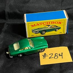 Matchbox 'Ferrari Berlinetta' No. 75 Diecast Car WITH BOX Lesney - England