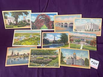 (Lot Of 10) Vintage Hartford, Connecticut Postcards