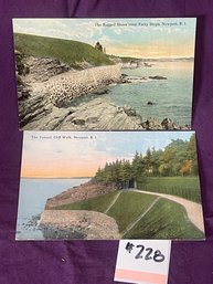 (Lot Of 2) Vintage Newport, Rhode Island Postcards