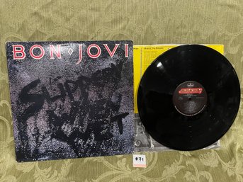Bon Jovi 'Slippery When Wet' 1986 Vinyl Record 830-264-1 M-1