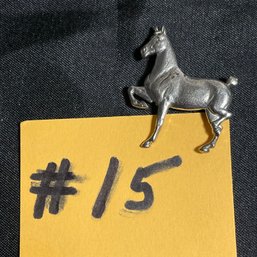 Sterling Silver HORSE Pin - Vintage By Lester