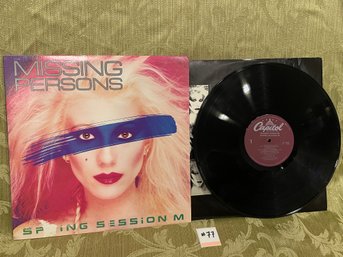 Missing Persons 'Spring Session M' 1982 Vinyl Record ST-12228