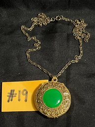 Max Factor Hypnotique Creme Perfume Compact Necklace - Vintage