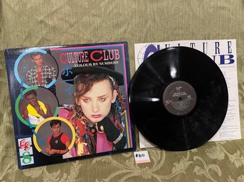 Culture Club 'Colour By Numbers' 1983 Vinyl LP Record QE 39107