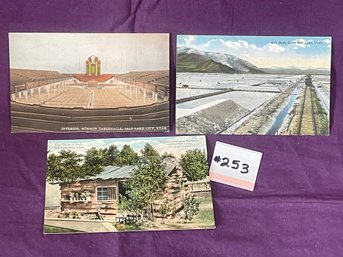 (Lot Of 3) Salt Lake City, Utah VINTAGE Postcards