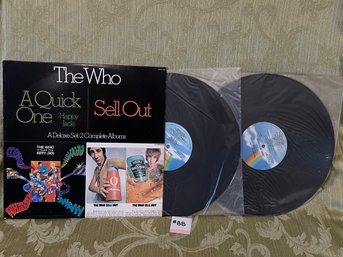 THE WHO 'A Quick One (Happy Jack)/The Who Sell Out' Double Record Set MCA2-4067