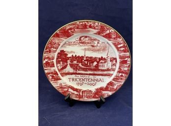 2007 New Milford, Connecticut Tercentennial Souvenir Plate