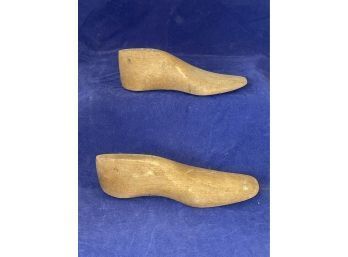 (2) Antique Wooden Shoe Maker Forms