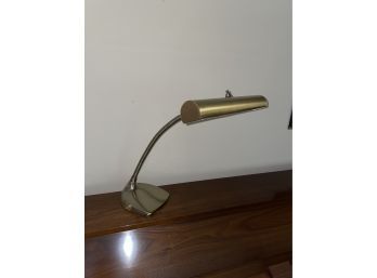 Vintage Brass Gooseneck Lamp