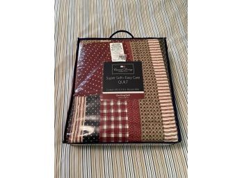 Americana King Size Bedspread - Casual Living NEW In Package