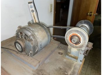 Vintage Westinghouse 1/3 HP Motor & Buffing Wheel