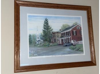 'Brookfield In Spring' (Connecticut) Signed & Numbered Print By M. Davis