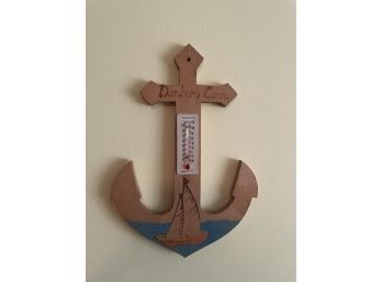 Danbury, CT Souvenir Anchor Thermometer