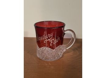 1911 Danbury Fair Souvenir Ruby Glass (Connecticut)