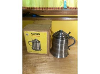 Vintage Aluminum Tankard Ice Bucket