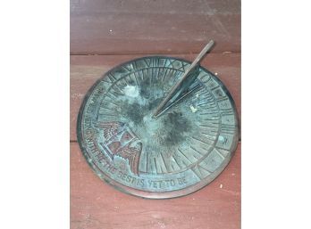 Bronze Sundial