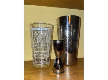 3 Piece Cocktail Barware Set