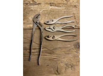 Vintage Pliers Lot Of 4