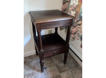 Antique Single Drawer Table