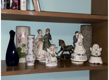 Shelf Of Figurines, Vintage Home Decor