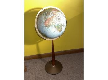 Mid Century Globe On Stand - Replogle