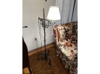 Hand Wrought Iron Floor Lamp