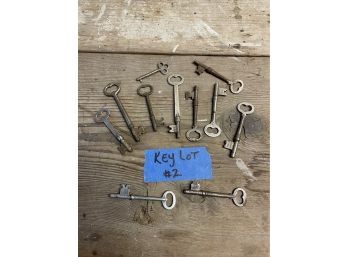 Lot Of 11 Antique Skeleton Keys (Lot #2)