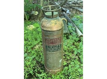 The Buffalo Fire Extinguisher - Antique Brass & Copper