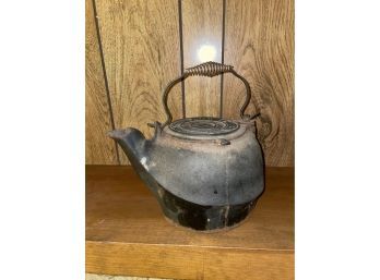 Cast Iron Tea Kettle - Preston #8 Lowell, MA