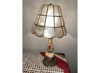 Table Lamp With Capiz Shell Shade