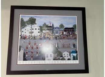 Brookfield, Connecticut Framed Parade Print By Pat Gallagan