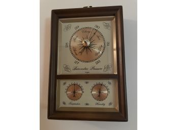 Vintage Cooper Barometer, Thermometer