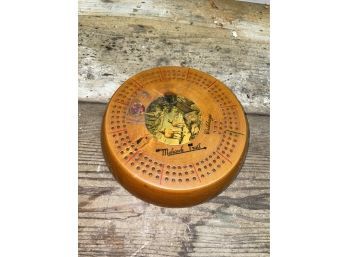 Mohawk Trail Cribbage Board - Tourist Souvenir