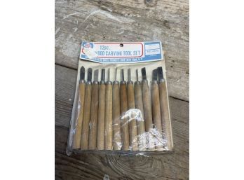 Rugol 12 Piece Wood Carving Tool Set - New Old Stock NOS