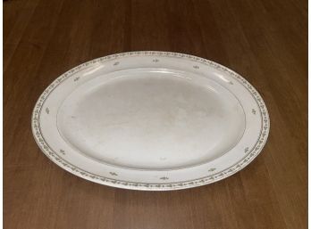 Large Ironstone Serving Platter - Mercer Semi-Vitreous