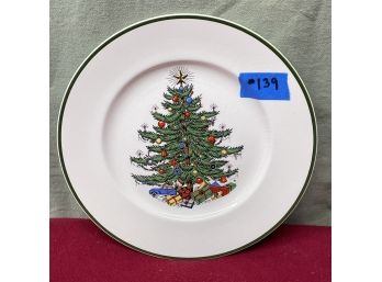 Cuthbertson 'Original Christmas Tree' Plate - Made In England VINTAGE