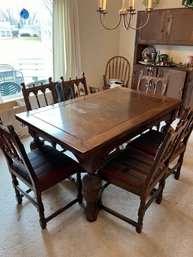 Kittinger Distinctive Furniture Co.  Buffalo NY 1866  Table & 6 Chairs
