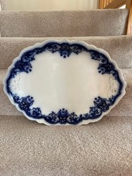 Vintage  Oval Blue Danube Platter Johnson Bros England