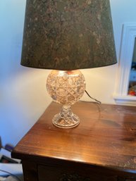Vintage Glass Globe Light/ Lamp