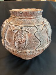 Alva S. Eylanbekov 1995 Mexico Pottery Bowl/planter