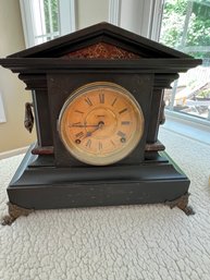 Vintage Antique Interlude Eight Day Half Hour Strike Cathedral Gong & Patent Regulator Mantle Clock