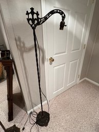 Wrought Iron Vintage Floor Lamp