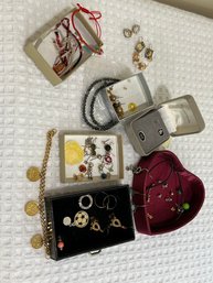 Misc Jewelry Lot Earrings Ringd Bracelet's Kids Lot  Broken Pieces